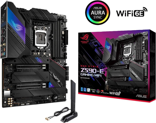 ASUS ROG STRIX Z590 E GAMING WIFI LGA 1200 Intel Z590 ATX Intel