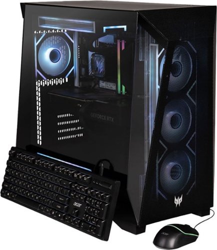 Acer - Predator Orion Gaming Desktop - Intel Core Ultra 7 265KF 2024 - GeForce RTX 5070 - 32GB DDR5 Memory – 1TB Storage - Black