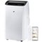 TCL - 450 Sq. Ft. 10,000 BTU SACC Smart Portable Air Conditioner with Supplemental Heater - White-Front_Standard
