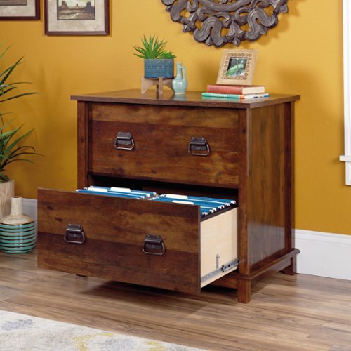 Sauder - Viabella Lateral File Cabinet - Curado Cherry-Front_Standard 