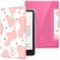 Kitcheniva - Soft Transparent Case For 7 Inch Kindle Paperwhite 12th 2024 Protective Shell Pink Cow - Strawberry Cow-Front_Standard