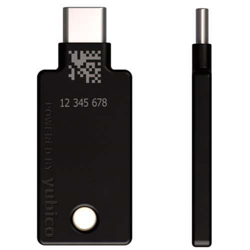 Yubico YubiKey 5C NFC - Two-Factor authentication (2FA) Security Key, Connect via USB-C or NFC, FIDO Certified - Black WORLDWIDE DELIVERY