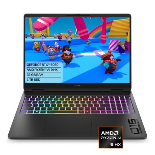 HyperX - OMEN MAX 16" 240Hz 2.5K OLED Gaming Laptop - AMD Ryzen AI 9 HX 475 (2026) - 32GB RAM - NVIDIA GeForce RTX 5080 - 1TB SSD - Shadow Black