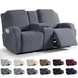 Dark Gray 2 Seater with Console