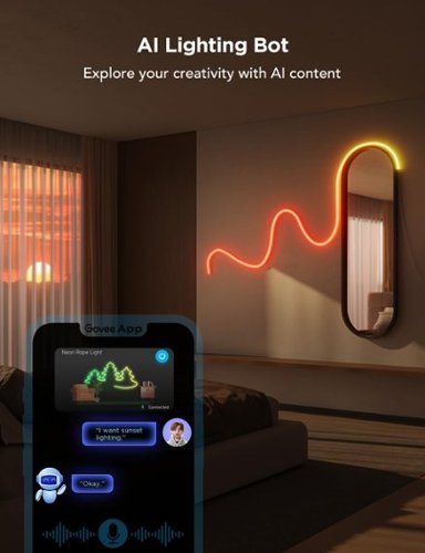Govee RGBIC LED Smart Neon Rope Light 2 Works with Matter, Alexa