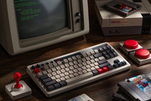 8BitDo Retro Mechanical Keyboard with Joystick - N Edition BUY IN SINGAPORE