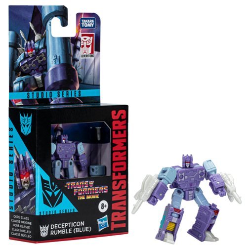 Transformers - Studio Series Core Class The Transformers: The Movie Decepticon Rumble (Blue)-Front_Standard 