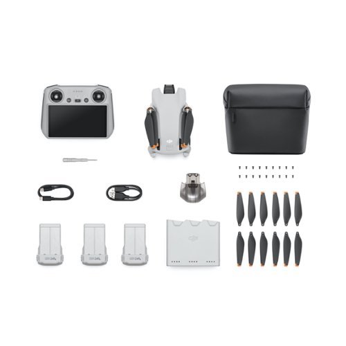  DJI - Mini 3 Fly More Combo (DJI RC) (GL) - Gray