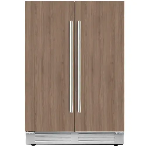 Front. Ca'Lefort - 24 Inch Panel Ready Wine and Beverage Refrigerator - 60 Can and 20 Bottle Wine Fridge Dual Zone (Panels Not Included) - Stainless Steel.