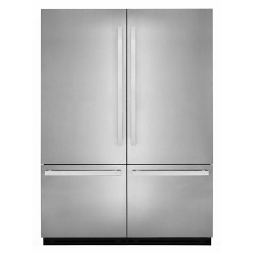 JennAir - NOIR Left Hand Swing Panel Kit for Built-In Refrigerators - Stainless Steel