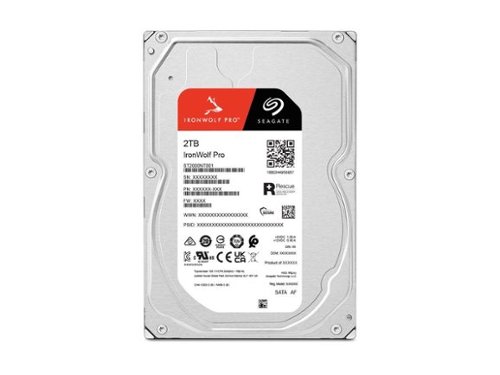 Seagate IronWolf Pro 2TB NAS Internal Hard Drive with Rescue Data