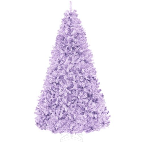 Best Choice Products - Artificial Christmas Tree, Unlit Pine Design w/Easy Assembly - Lavender-Front_Standard 