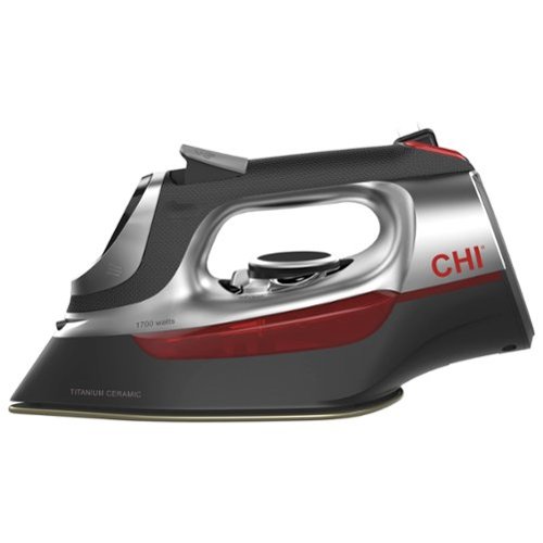 CHI - Electronic Iron with Retractable Cord - Gray-Front_Standard