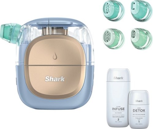 Shark - FacialPro Glow At Home Hydro-Powered Facial System - Blue