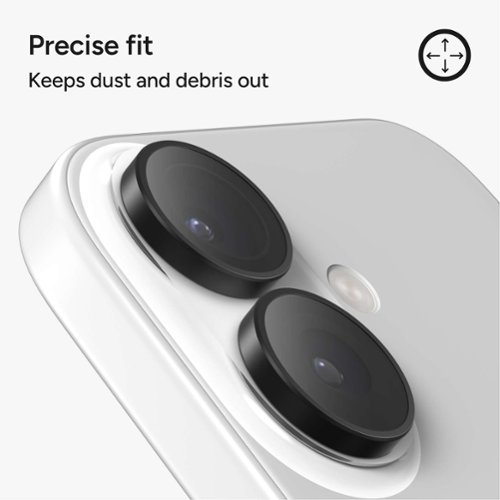 ZAGG Glass Elite Anti-Reflective Lens Protector for Apple iPhone 17/16+/16 - Black GLOBAL SHIPPING