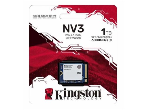 Kingston NV3 M.2 2230 1TB PCIe 4.0 x4 NVMe Internal Solid State