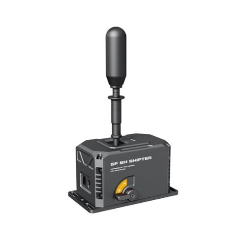 PXN - SF-SH Full Metal Racing Wheel Shifter 7+1 H-Pattern & Sequential Modes - Black-Front_Standard 