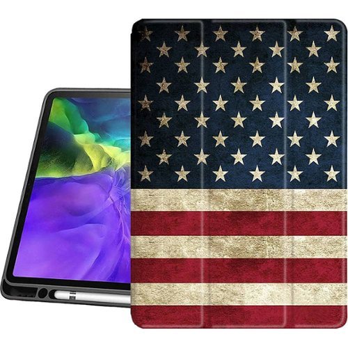 SaharaCase Folio Case for Apple iPad Pro 12.9 (4th, 5th and 6th Gen 2020-2022) - Red/White/Blue WORLDWIDE DELIVERY