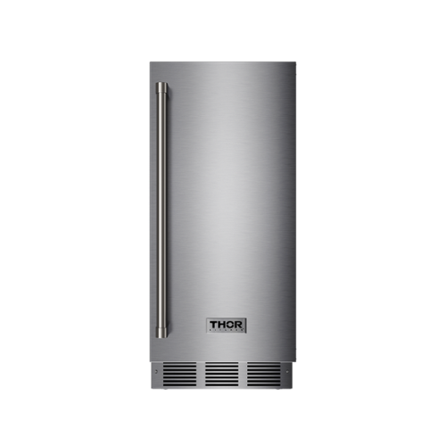 Thor Kitchen - 15 Inch 52 lbs. Built-In Gourmet Ice Maker with Built-In Pump - Stainless Steel