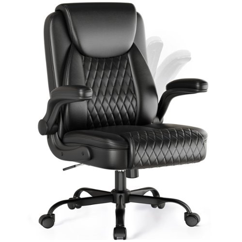 CloudRest Pro - Ergonomic Office Chair Swivel Tilt Gaming Chair with Lumbar Support Computer Chair - Black-Front_Standard 