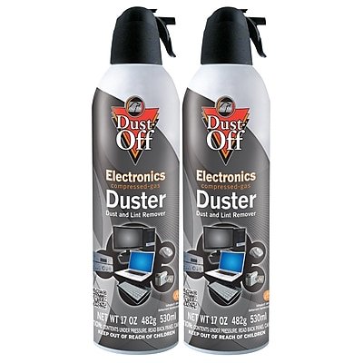 Dust-Off - Jumbo Air Duster, 17 oz., 2/Pack-Front_Standard 