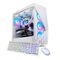 iBUYPOWER - Slate Gaming Desktop PC- Intel Core Ultra 9 285K,NVIDIA GeForce RTX 5070 12GB,32GB DDR5 RGB,2TB NVMe - White-Front_Standard
