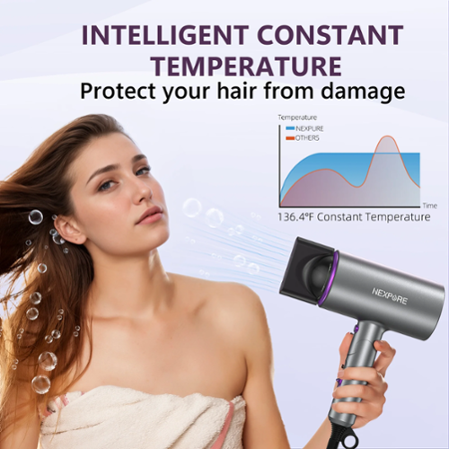 NEXPURE New Upgrade Professional Ionic Hair Dryer, 2000W Powerful
