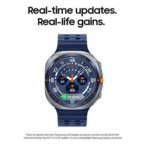 Samsung Galaxy Watch Ultra Titanium Smartwatch 47mm LTE - Free 2 years data and texting included - Titanium Silver - (2025) BUY ONLINE