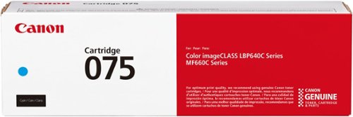 Canon - Toner 075 Standard Yield Toner Cartridge - Cyan