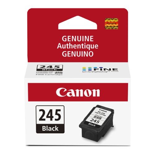 Canon - PG-245 Standard Capacity Ink Cartridge - Black-Front_Standard 