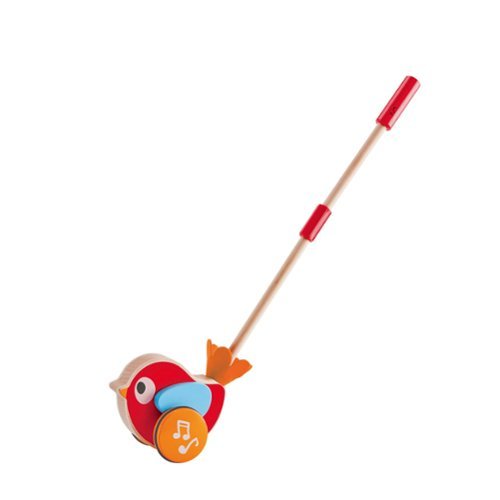 Hape Lilly Musical Push-Along Wooden Toddler Toy, Baby & Toddler