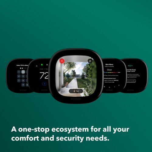 ecobee Premium Smart Programmable Touch-Screen Thermostat with Siri, Alexa, Apple HomeKit and Google Assistant - Black GLOBAL SHIPPING