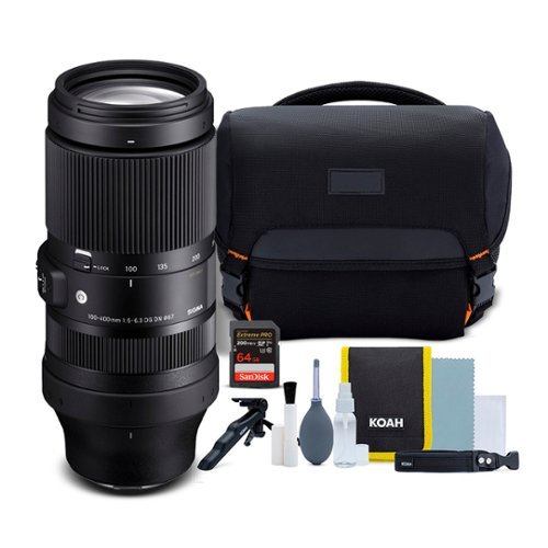 Sigma 100 400mm f/5 6.3 DG DN OS Contemporary Lens for L