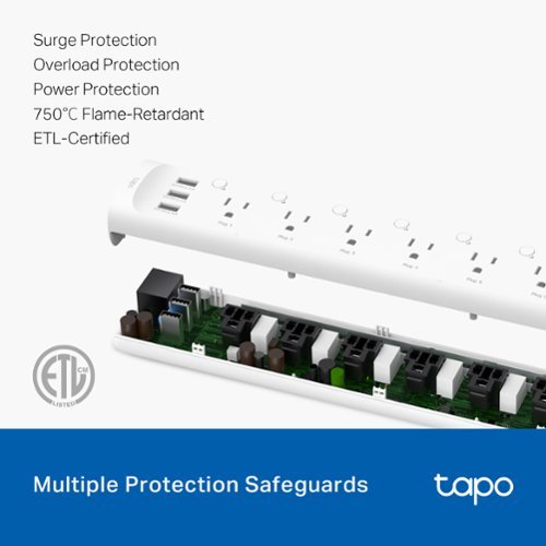 TP-Link Tapo P316M Smart Surge Protection Power Strip with 6 Outlets and 3 Built-In USB Ports - Up to 9 Devices at Once - White HOW TO BUY
