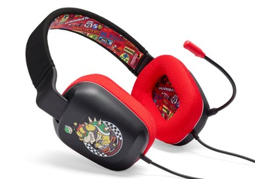 PowerA Wired Over The Ear Stereo Gaming Headset for Nintendo Switch - Mario Kart Rivals GLOBAL SHIPPING