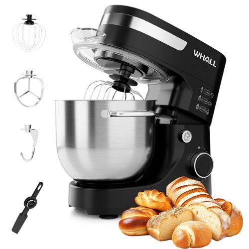 WHALL Stand Mixer 5.5Qt Tilt Head Electric Kitchen Mixer with
