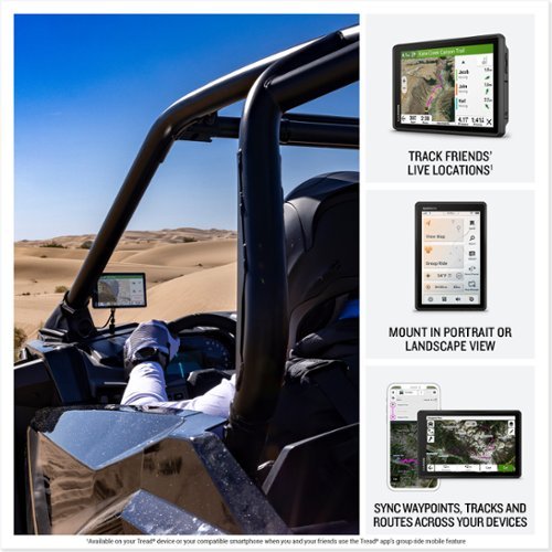 Garmin Tread 2 - SxS Edition Powersport Navigator 8 GPS with Built-In Bluetooth - Black WORLDWIDE DELIVERY
