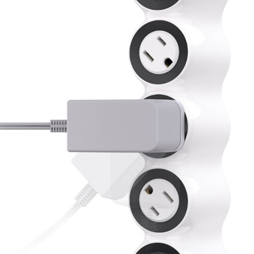 360 Electrical PowerCurve24, 4 Rotating Outlets/4 USB-A 1080 Joules Surge Protector - White WHERE TO BUY