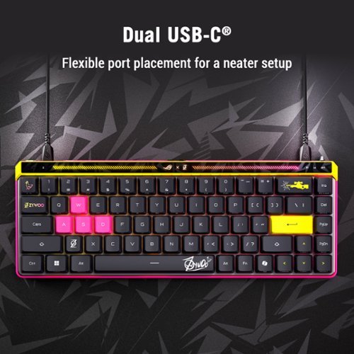 ASUS ROG Falchion Ace 65% Wired Gaming Keyboard with ROG HFX Magnetic Switches and Rapid Trigger Toggle - ZywOo Edition WHERE TO BUY