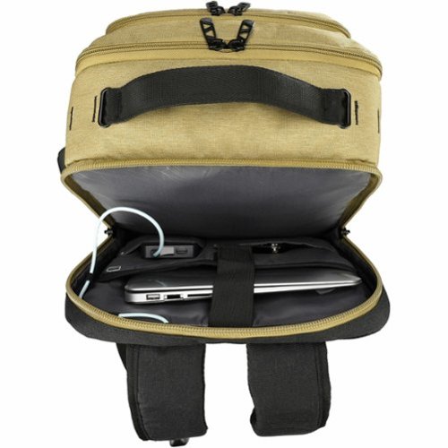 Swissdigital Design BERG L TSA-Friendly Backpack With USB Charging Port RFID Protection and Fits Up to 16″ Laptop - Dark Khaki BUY ONLINE