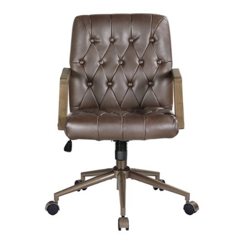 OSP Home Furnishings - Waltham Office Chair - Chocolate-Front_Standard 