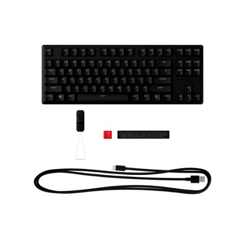 HyperX Alloy Origins Core TKL Wired Mechanical Red Linear Switch Gaming Keyboard with RGB Back Lighting - Black SHOP ONLINE