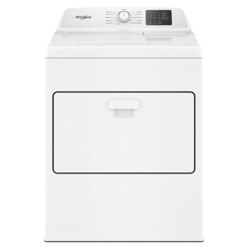 Whirlpool - 7.0 Cu. Ft. Electric Dryer with AutoSensing and Wrinkle Shield - White