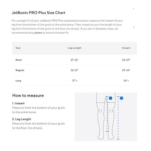Therabody Jetboots Pro Plus Recovery Boots Long - Black BUY IN UAE