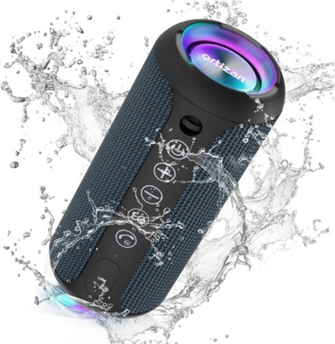 Ortizan - Portable Bluetooth Speaker,IPX7 Waterproof,24W Loud Stereo Sound,Bluetooth 5.3, 30H Playtime,TWS Pairing for Home,Party - Navy-Front_Standard 
