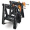 WORX - Clamping Sawhorses with Bar Clamps - Black-Front_Standard