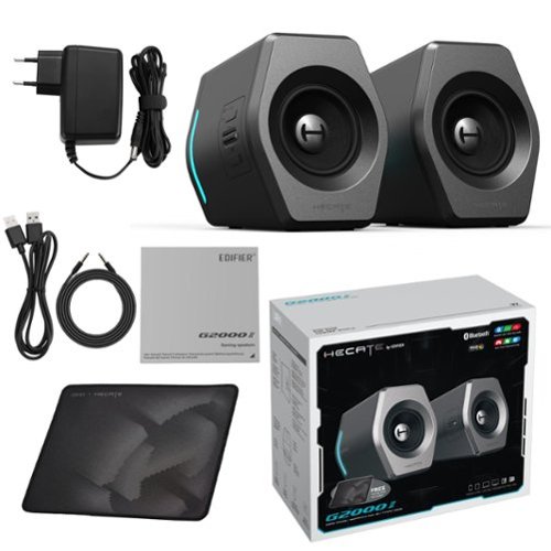 Edifier G2000 II 2.0 Bluetooth Gaming Speakers with RGB Lighting (2-Piece) - Space Gray HOW TO BUY