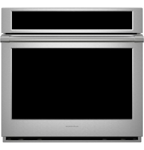 Monogram - Statement 30" Smart Built-In Single Electric Convection Wall Oven with No-Preheat Air Fry and In-Oven Camera - Stainless Steel