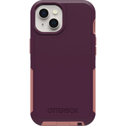 OtterBox - Defender Series Pro XT Hard Shell for Apple iPhone 13 - Purple Perception-Front_Standard 