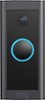 Ring - Wi-Fi Video Doorbell - Wired - Black-Front_Standard